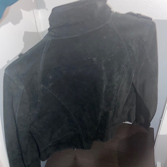 Vero Moda XS-S faux suede biker jacket - Picture 2 of 5